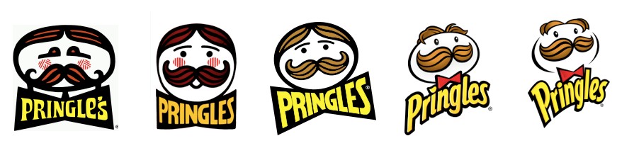 еволюція логотипу pringles