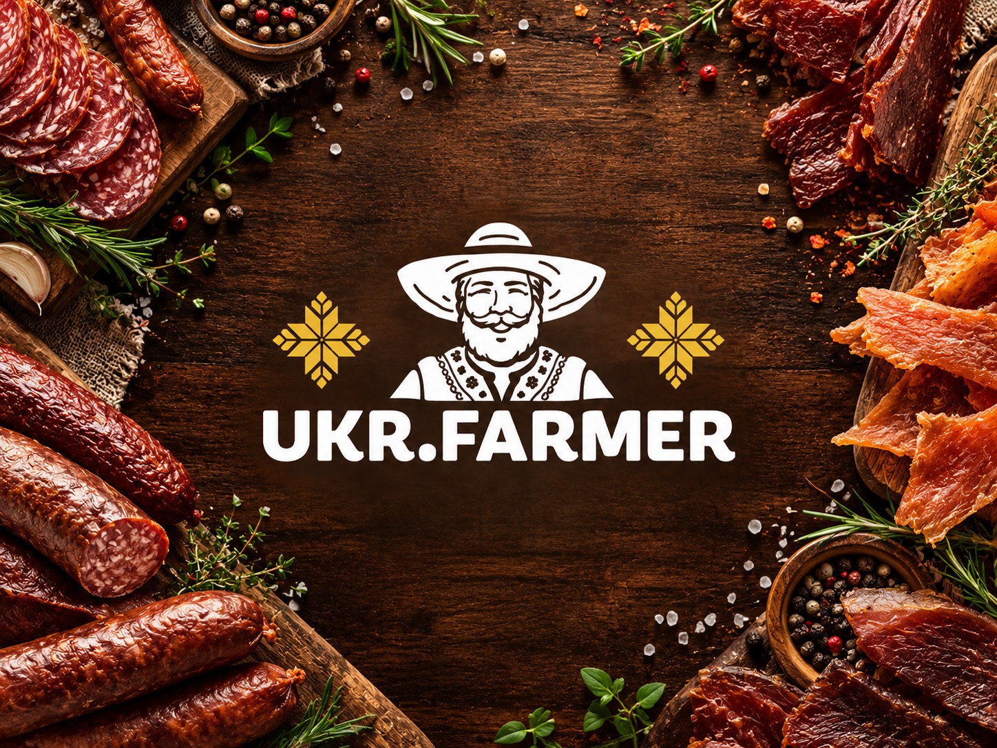 Ukr.Farmer: м’ясні делікатеси та ковбаси українського виробництва - на we.ua
